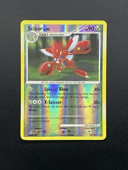 Pokemon Scizor 29/100 Majestic Dawn Reverse Holo Rare Card 2008 - Image 1
