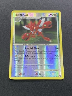 Pokemon Scizor 29/100 Majestic Dawn Reverse Holo Rare Card 2008 - Image 2