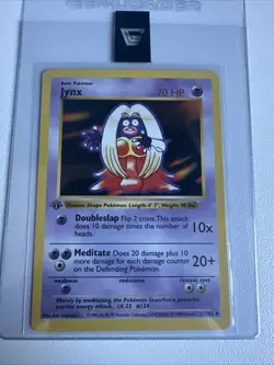 Jynx 1st Edition Base Set 31/102 WOTC Vintage Pokemon LP - Image 1