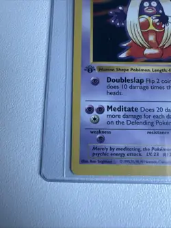 Jynx 1st Edition Base Set 31/102 WOTC Vintage Pokemon LP - Image 3