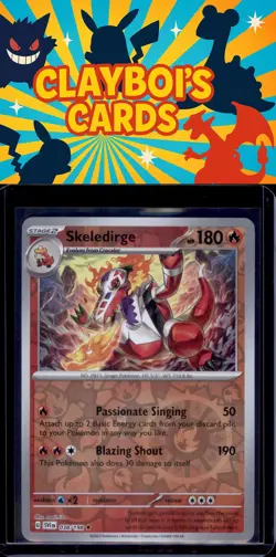 Skeledirge 038/198 Reverse Holo SV01: Scarlet & Violet Base Set Pokemon TCG NM+ - Image 1