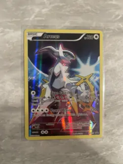 Pokemon TCG Arceus XY116 Black Star Promo Full Art Holo Card 2016 NM - Image 1