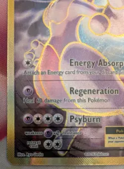 Mewtwo EX (Full Art) 103/108 Evolutions Holo 2016 Pokemon TCG - Image 2