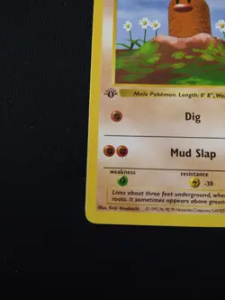 Pokemon TCG Diglett Base Set 47/102 Regular 1st Edition Common - Image 2
