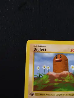 Pokemon TCG Diglett Base Set 47/102 Regular 1st Edition Common - Image 3