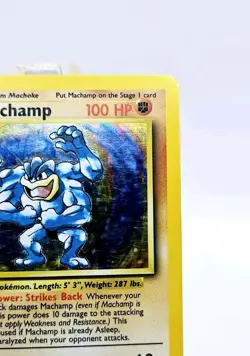 Machamp 8/102 1st Edition Base Set WOTC Pokemon LP 1999-2000 - Image 4