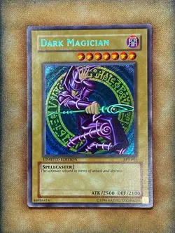 Yugioh Dark Magician BPT-001 Secret Rare Limited Edition LP - Image 1