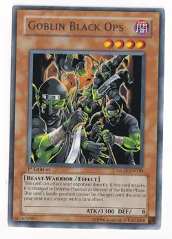 Yu-Gi-Oh! Goblin Black Ops GLAS-EN030 1st Edition - Image 1