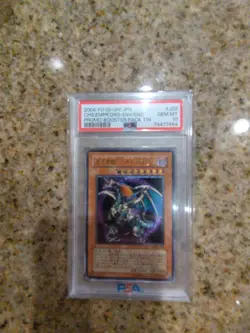Psa 10 Chaos Emporer Dragon Envoy Of The End BPT-J02 Ultimate Rare 2004 Yugioh - Image 1