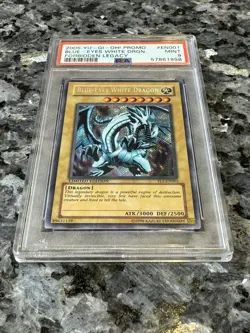 Yugioh Card Blue-Eyes White Dragon PSA 9 Forbidden Leg. Promo FL1-EN001 2005 (1) - Image 3
