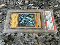 Yugioh Card Blue-Eyes White Dragon PSA 9 Forbidden Leg. Promo FL1-EN001 2005 (1) - Image 4