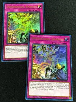 YUGIOH DIMENSIONAL BARRIER DUDE-EN048 1ST ULTRA X2 (NM) - Image 1
