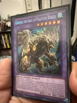 Yugioh Chimera the King of Phantom Beasts MP24-EN095 1st Ed Secret Rare Misprint - Image 2