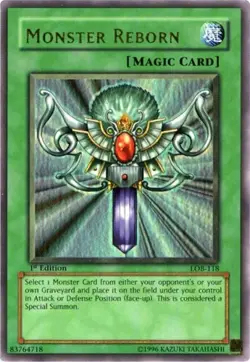 Monster Reborn - Unlimited The Legend of Blue Eyes White Dragon HP YuGiOh - Image 1