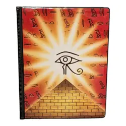 Vintage Yu-Gi-Oh TOY SITE Ancient Egypt Pyramid Eye 80 Trading Card Album Binder - Image 2