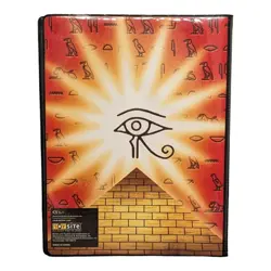 Vintage Yu-Gi-Oh TOY SITE Ancient Egypt Pyramid Eye 80 Trading Card Album Binder - Image 5
