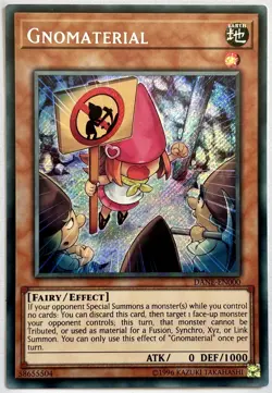 DANE-EN000 Gnomaterial - Secret Rare Unlimited Near Mint YuGiOh Card - Image 1