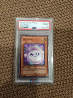 2004 Yu-Gi-Oh! WATAPON PSA 10 EN003 THE MOVIE Promo card - Image 1