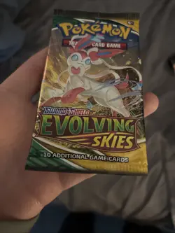 Pokemon TCG: Sword & Shield Evolving Skies Booster Pack (10 Cards) NEW - Image 2