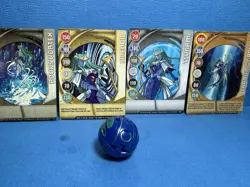 Bakugan Battle Brawlers Aquos Sirenoid B2 460G Classic Rare W/ 4 Cards RARE - Image 3