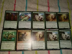Large Lot Of Magic The Gathering Elf Cards - Image 2