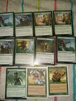 Large Lot Of Magic The Gathering Elf Cards - Image 3