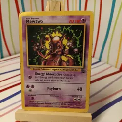 Mewtwo 14 Black Star Promo WOTC Pokemon Card DMG - Image 1
