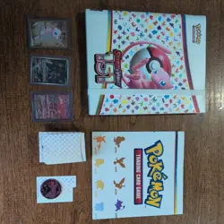 Pokemon 151 Binder with 200+ Cards, Poster, Deck Case - NM, + 151 UPC PROMOS - Image 1