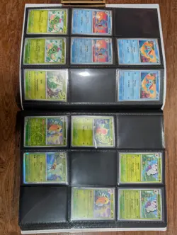 Pokemon 151 Binder with 200+ Cards, Poster, Deck Case - NM, + 151 UPC PROMOS - Image 3