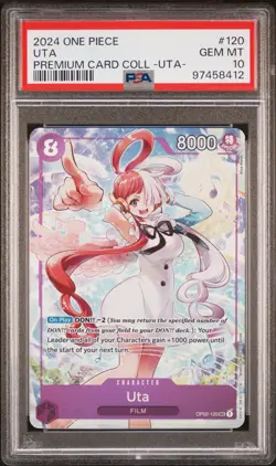 2024 ONE PIECE PREM CARD COLL -UTA- #120 UTA PSA 10 - Image 1