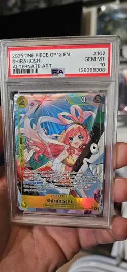 One Piece Shirahoshi Alt Art SR OP12-102 English Trading Card - Image 1