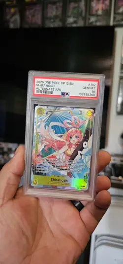One Piece Shirahoshi Alt Art SR OP12-102 English Trading Card - Image 2