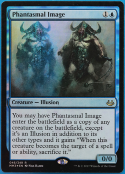 Phantasmal Image FOIL Modern Masters 2017 HEAVILY PLD CARD (498786) ABUGames - Image 1
