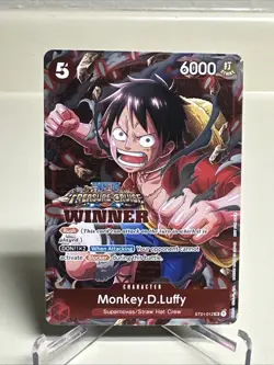 Monkey.D.Luffy (Winner Pack Vol. 5) ST01-012 One Piece Promotion Cards Foil - Image 1