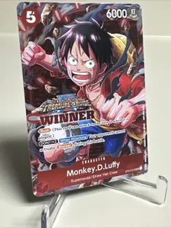 Monkey.D.Luffy (Winner Pack Vol. 5) ST01-012 One Piece Promotion Cards Foil - Image 2
