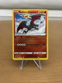 Pokemon TCG Radiant Charizard Crown Zenith Holo Card 020/159 NM Condition - Image 1
