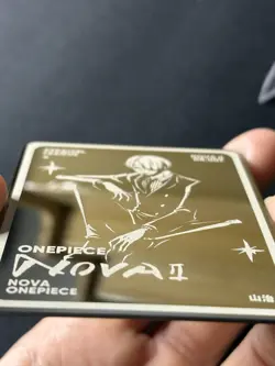 One Piece CCG Sanji Nova 2 DR.007 Straivel League Metal Card Art /99 Variant - Image 3
