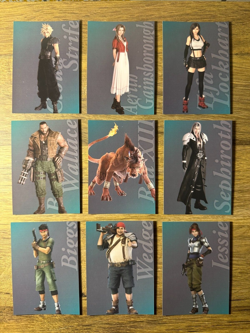 Final Fantasy VII 7 Anniversary Art Museum *NON-FOIL* 99 Card Full Set - Image 4