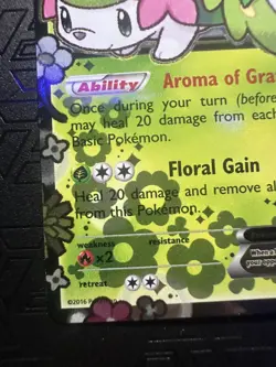 Pokemon TCG Shaymin EX XY148 Generations Holo Black Star Promo Card - Image 2