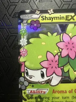 Pokemon TCG Shaymin EX XY148 Generations Holo Black Star Promo Card - Image 4