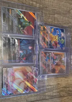 Lot Of 5 Pokemon Promo Cards Sealed Pikachu Mimikyu Eevee FlutterMane IronThorns - Image 1