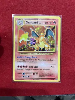 pokemon card charzard stage 2 halo ￼￼rare Xy evolution ￼2016 Card Number 11 - Image 1