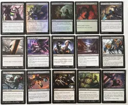 38x Mono Black Removal Lot w/Foil & Rare -No Duplicates- EDH Commander Lot - MTG - Image 1