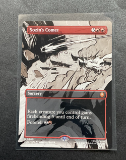 2025 MTG Avatar: The Last Airbender -Sozin's Comet- Borderless TLA 0309 Mythic - Image 1
