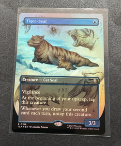 2025 MTG Avatar: The Last Airbender -Tiger-Seal- Borderless FOIL TLA 0318 Rare - Image 1