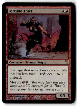 MTG Foil Fortune Thief - Time Spiral Moderately Played English - Image 1