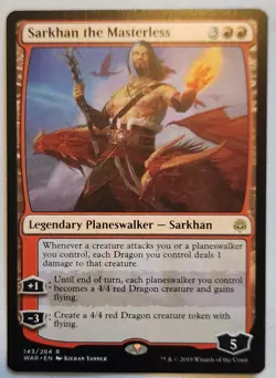 MTG Magic [x1] Sarkhan the Masterless [x1] War of the Spark M/NM - Image 1