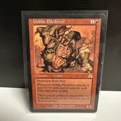 MTG Goblin Piledriver Onslaught Rare Magic The Gathering - Image 1