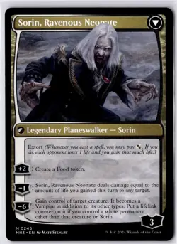 Sorin of House Markov Modern Horizons 3 Regular NM M 0245 - Image 2