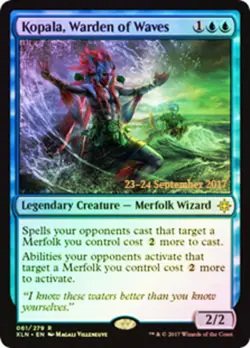 Kopala, Warden of Waves - Foil - Prerelease Promo Magic mtg Moderate Play, Engli - Image 1